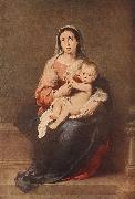 MURILLO, Bartolome Esteban Madonna and Child eryt4 Norge oil painting reproduction